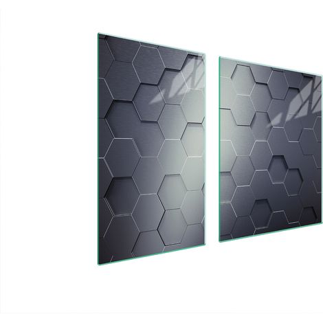 Glasplatte und Schneidebrett 100x52 Muster (1/5)