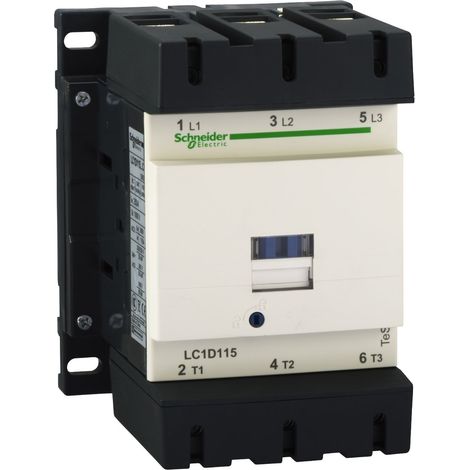 Contacteur TeSys LC1D 3P AC3 440V 115 A bobine 24 V CA - LC1D115B7