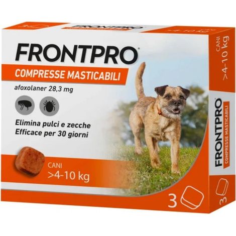 FRONTPRO COMPRESSA MASTICABILE CANI 4 -10 KG 3 PZ