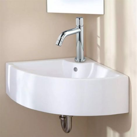 Robinet de lavabo inox 304 noir monocommande pour lavabo (1/5)