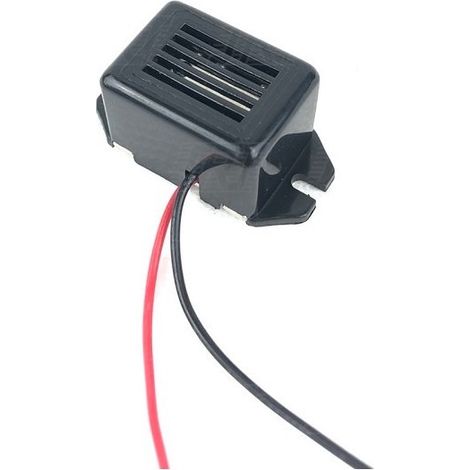 Buzzer elettronico, 33x16mm, 75dB, 12Vdc 15mA - Kepo KPMB-G2312L1 (1/2)