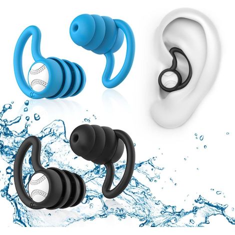 Schwimm-Ohrstöpsel für Erwachsene und Kinder ab 10 Jahren – wasserdichte Ohrstöpsel – Schwimm-Ohrstöpsel (1/5)
