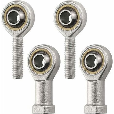 M8 Roulement d'extrémité de tige Féminine Extrémité Tige Roulement Joint Mâle Filetage Droite Bronze Liner Performance Embout À Rotule(4PCS) (1/5)