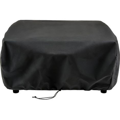 Housse de protection pour, dimensions 57x48x23 cm, facile à installer, résistante à l'eau et à la poussière, anti-UV, noire, housse universelle  cuisinière à gaz (1/4)