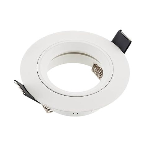 SEBSON Spot Encastrable avec Douille GU10 - Spot Plafond Trou de Montage ø65mm (min. 60mm, max. 70mm) - Plafonnier Encastré Ø80x24mm - Lot de 4 (1/4)