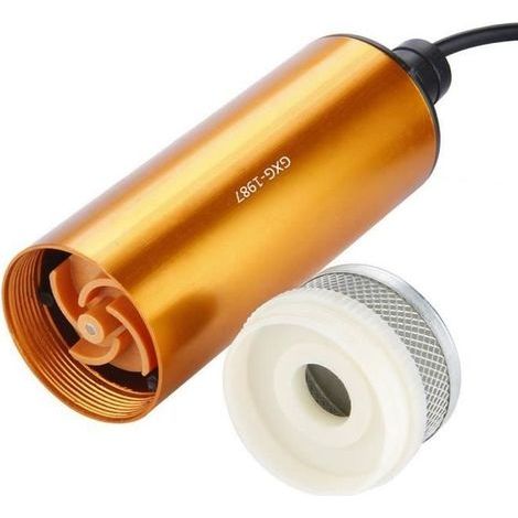 24V Gold Elektrische Wasserpumpe - Elektrische Flüssigkeitsförderpumpe aus Edelstahl (Pumpenleistung: 12 l/min) (1/4)