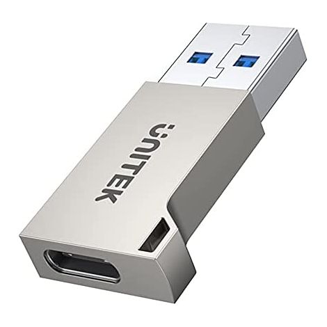 UNITEK A1034NI cambiador de género para cable Plata (1/5)