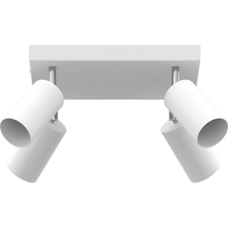 Foco de techo moderno con iluminación direccional 26 x 26 x 16 cm metal blanco 020058309 (1/5)