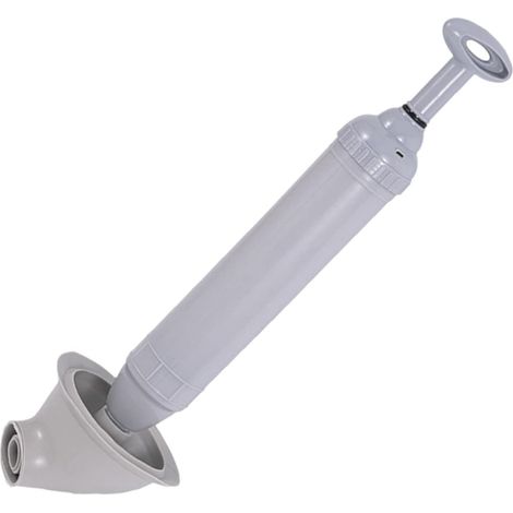 1 pièce Déboucheur de cuisine/toilettes/évier multifonctionnel gris à ventouse pour canalisations hautes, manuel d'utilisation. (1/5)