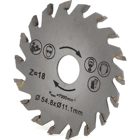 Lame de scie à bois en acier de 5,5 cm de diamètre (lot de 3) - Accessoires de travail du bois (1/5)