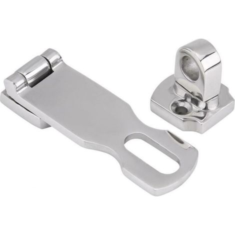 Attache marine de trappe, pince de verrou de casier de bateau anti-hochet attache de trappe marine en acier inoxydable 76 MM