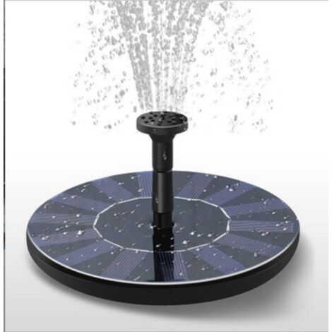Solar Fountain, Solar Water Pump No Battery or Electricity Plants for Pond / Swimming Pool / Garden Decoration 13cm (1/4)