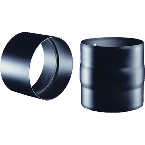 MANICOTTO IN ACCIAIO NERO ø cm 15 M/M - sp.2 mm (legna) - KASART