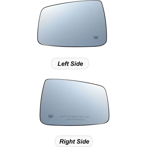 Linker beheizter Glasspiegel als Ersatz für die Fahrerseite für Dodge Ram 1500 2009-2019 2500 2012-2019 68050298AA, 68050299AA.