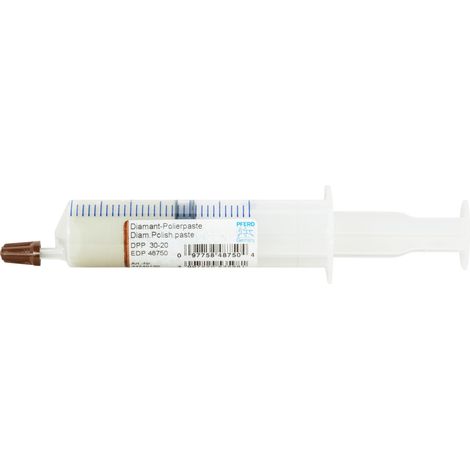 PFERD TOOLS Diamantpolierpaste DPP Korngröße 30µ grob Spritze mit 20g für hartes Material