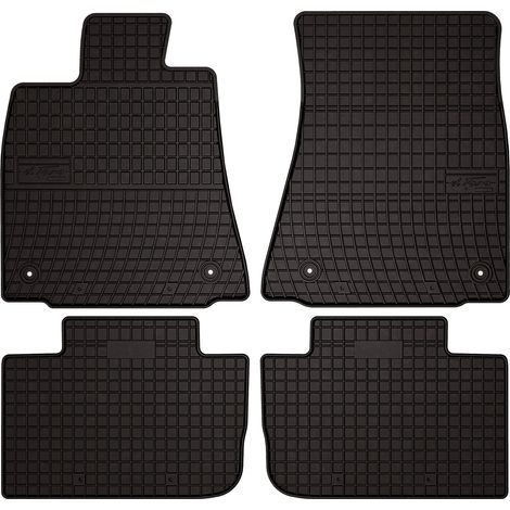Gummifußmatten für: Lexus IS III Limousine (2013–2020) – schwarz, passgenau (1/5)