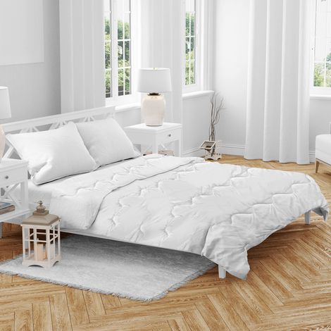 ZenPur - Piumino Una Piazza e Mezza Leggero - Piumone Una Piazza e Mezza Premium in Microfibra Anallergico, Fresco, Morbido, Lavabile in Lavatrice - Piumino Letto Piazza e Mezza 200x200 cm (1/5)