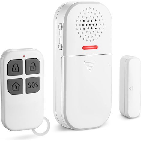 Volume réglable d'alarme de porte forte 130dB. 5 modes de fonctionnalité Alarmes de porte pour enfants Sécurité de la maison Sécurité de la piscine (1/5)