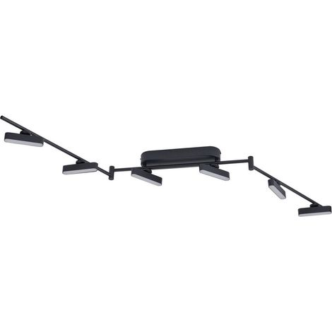 LED Plafonnier à intensité variable 'Eldrin' en métal pour salon & salle à manger