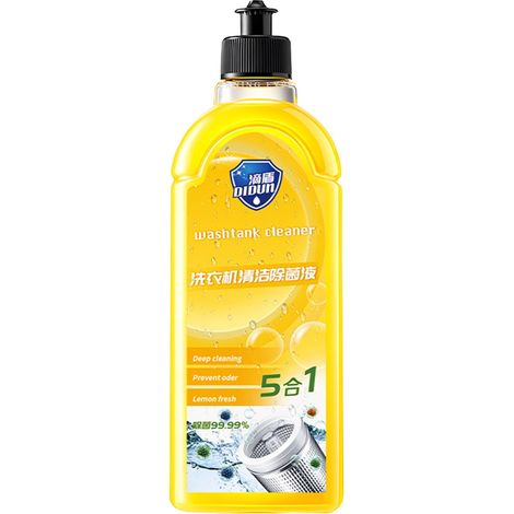 Liquide Nettoyant Pour Machine À Laver - 500 ml - Pour Tambour Et Cuve - Parfum Citron (1/5)