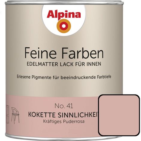 Alpina Feine Farben Lack No. 41 Kokette Sinnlichkeit puderrosa edelmatt 750 ml Buntlacke (1/2)