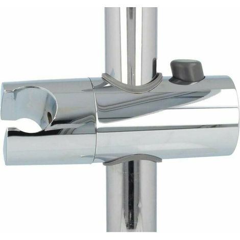 YMYNY Support douchette coulissant pour barre de douche 22 mm, chromé (1/3)