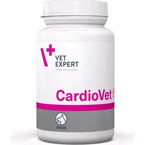 Complément alimentaire pour chiens et chats VetExpert CardioVet soutien cardiaque 90 comprimés