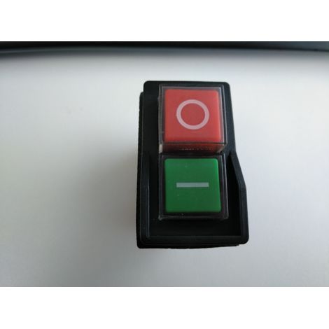 Interruptor cortadora 45x22 rojo-verde 2NO (4pin)