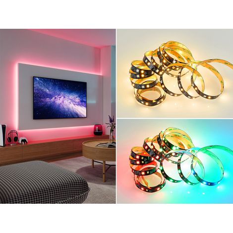 LED Streifen RACER mit Fernbedienung, RGB & Sound Control Funktion - 3 Meter (1/5)