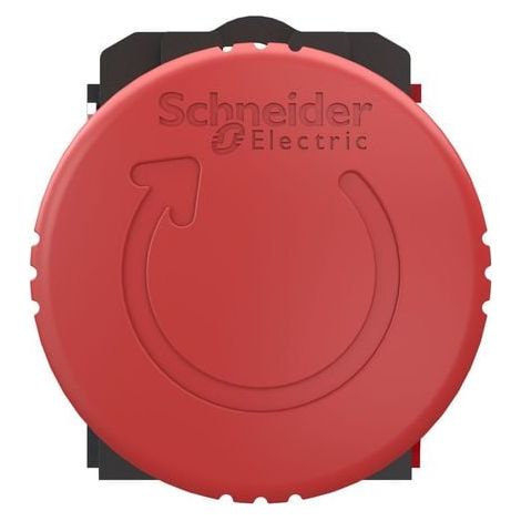 Pulsante arresto di emergenza Harmony XB5 Ø40 premere-girare rosso 2NC - XB5AS84445