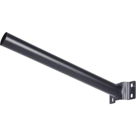 Staffa Supporto Per Faro Led E Lampione Stradale Palo Da Parete In Metallo Nero (1/4)