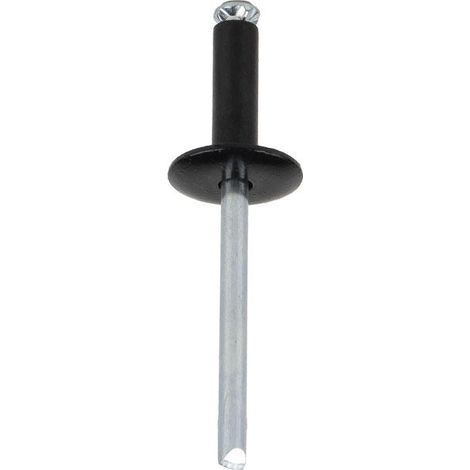 COFAN remache flor ala ancha negro 4 x 16 mm caja 500 unid.