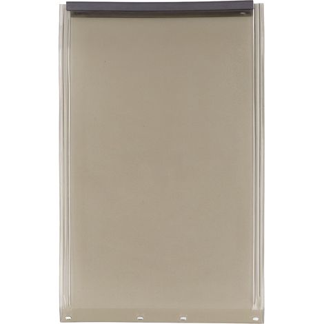 Volets de remplacement pour porte pour chien, en TPU souple, faciles à installer, résistants à l’eau, dimensions L : 43 x 26 cm (16,9 x 10,2 po) (1/5)