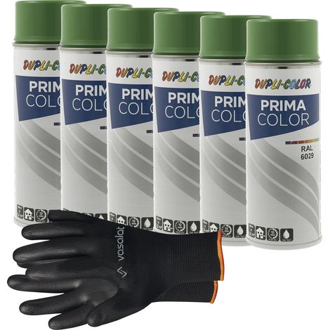 vasalat Dupli-Color Lackspray minzgrün glänzend RAL 6029 - Sprühlack für Metall, Kunststoff und Holz - wetterfeste Sprühfarbe für den Innen- und Außenbereich UV -beständig, 6 Stück