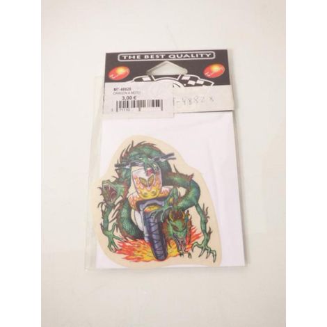 meryt sticker dragon green on for scooter flame mt-48828 new