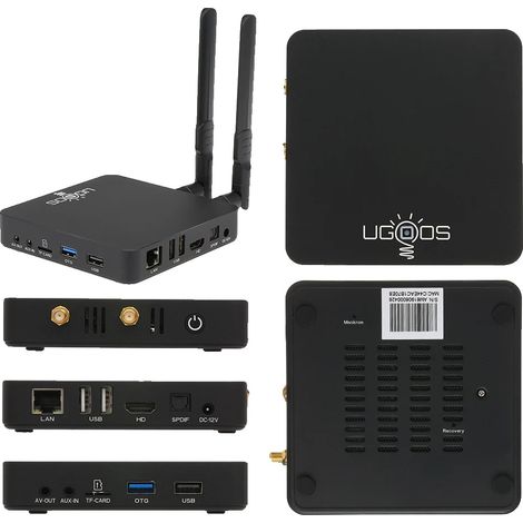 UGOOS AM6B Plus TV Box, 4 GB de RAM, 32 GB de almacenamiento. (1/5)