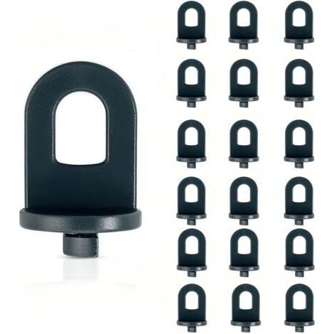 Lot de 100 clips pour serre : crochets en plastique robustes pour filets d’ombrage, jardinières suspendues et filets de jardin accessoires indispensables pour palisser les plantes grimpantes et les p (1/4)