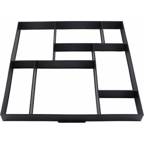 40 x 45 cm Kunststoff-Pflasterform, mittelgroße Betonformen, Steine, Tittsteine, Gartenauffahrtsform, Pflasterwegform, Gehwegmacher