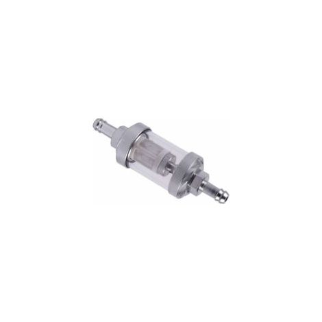 Universal-Glasfilter für Benzin- und Dieselmotoren, 8 mm, silber-Crezuo