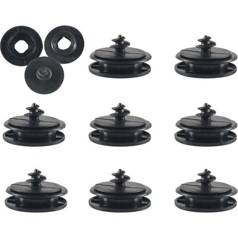 Set mit 8 Automattenmattenclips, universelle Anti-Rutsch-Clips für viele Fahrzeugtypen