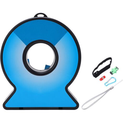 Câble d’extension pour tests de fibre optique, câble monomode de 1000 mètres avec boîtier enrouleur