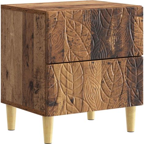Nachttisch Altholz 43 x 34,5 x 48 cm Holzwerkstoff vidaXL