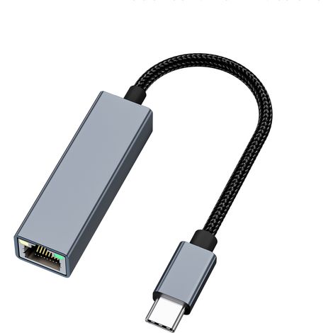 Adaptateur USB C vers Ethernet Gigabit (1/4)