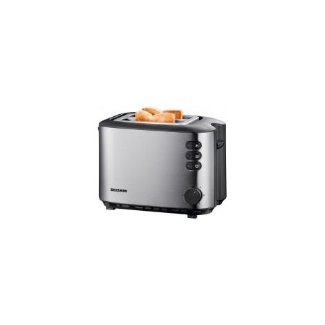 Tostapane SEVERIN AT2514 850 W 2 fessure inox spazzolato scongelamento e riscaldamento