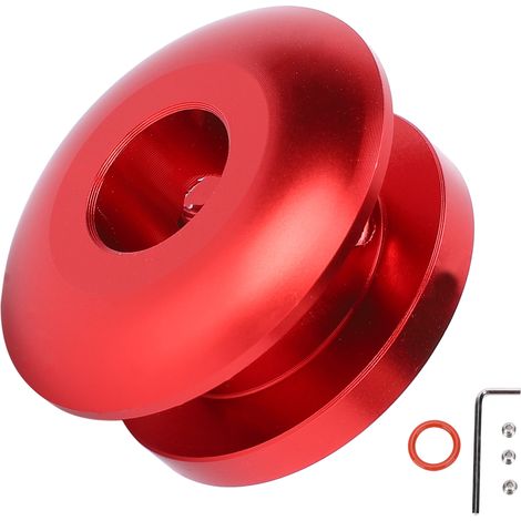 Schaltmanschette, Leder-Sicherungsring, Schaltkopfbegrenzer, universeller Fahrzeuganschlag, rot (1/5)