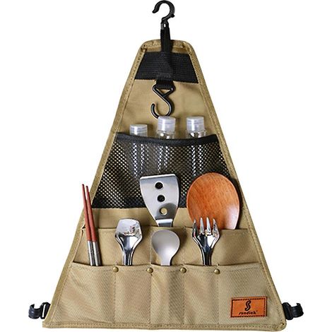 Mehrzweck-Aufbewahrungstasche für Outdoor-Camping, mehrere Fächer, Organizer Typ 1