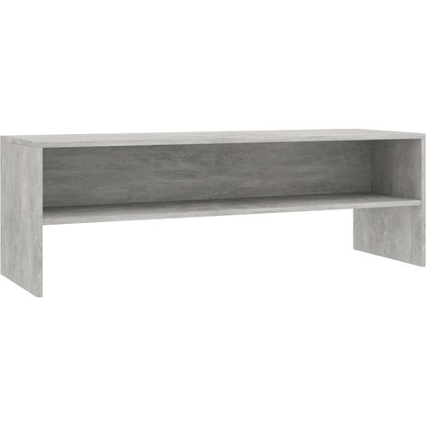 Mobile TV multimediale scaffale per televisione televisione buffet sala da pranzo soggiorno camera da letto 120 x 40 x 40 cm derivati del legno grigio 020025869