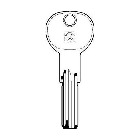 LLAVE PUNZONADA ISEO R6 R7 ATRA IE26 SILCA