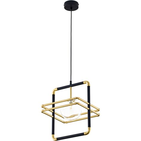 Lampada a sospensione moderna oro/nero vetro G9 Jupiter (1/5)