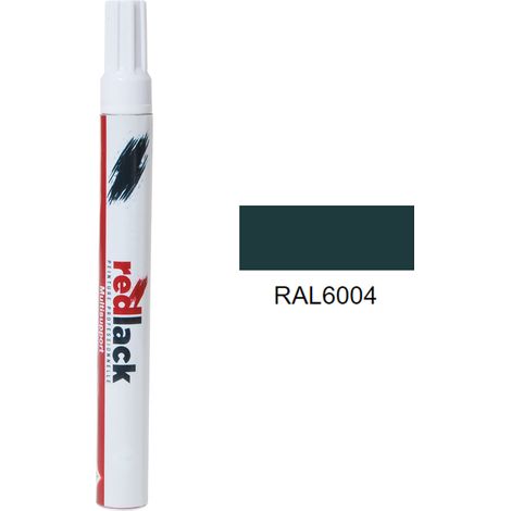 Feltro Vernice per ritocchi 8 ml – RAL 6004 – Verde azzurro – satinata – multisupporto – Redlack